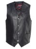 JTS Plain Leather Waistcoat